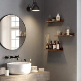 Hängeregal Set rustikales Braun von Songmics