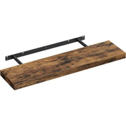 Wandregal rustikal Braun 20x80 cm von Songmics