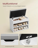 Schuhbank mit Kissen, wolkenweiss von Songmics