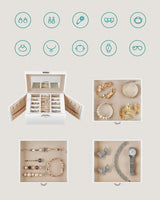 Schmuckkästchen mit Spiegel Schloss Wolkenweiss von Songmics