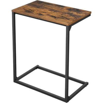 Beistelltisch Industriestil Vintagebraun-Schwarz