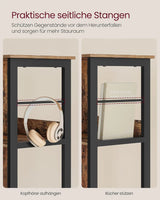 Regal mit 4 Ebenen vintagebraun von Songmics