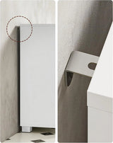 Waschbeckenunterschrank mit Schubladen wolkenweiss von Songmics