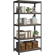 Regal Industrie Design Verstellbar Vintagebraun Schwarz von Songmics