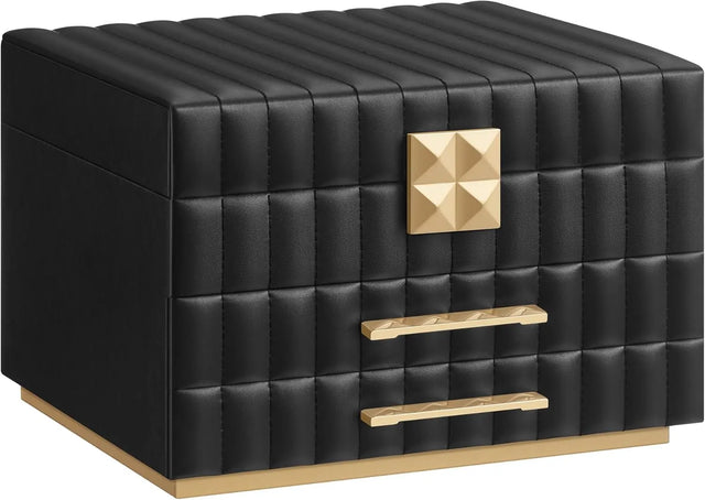 Schmuckkästchen mit Spiegel, tintenschwarz von guteszeug.ch