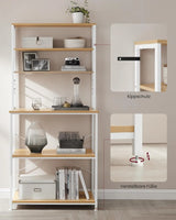 Küchenregal mit 6 Ablagen Goldeichenfarben von guteszeug.ch