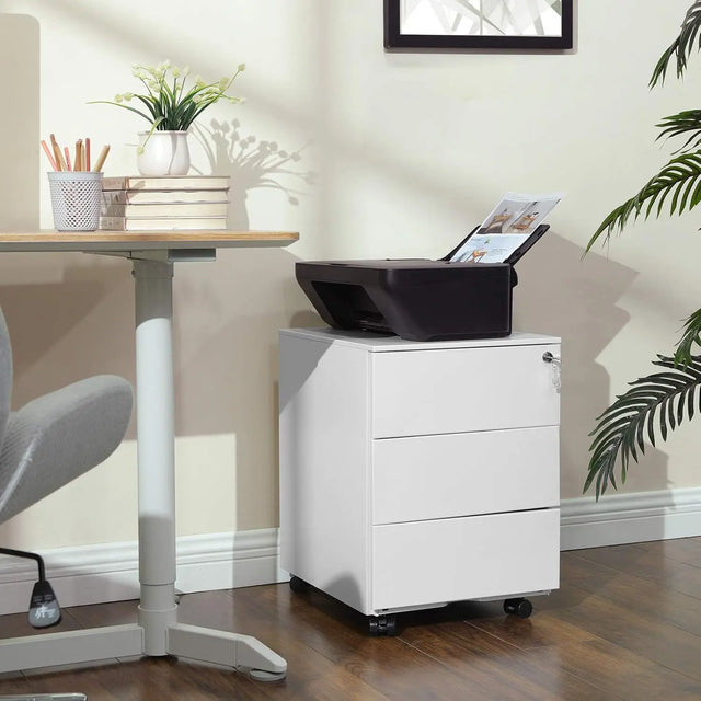 Schubladenschrank abschliessbar Büro wolkenweiss von guteszeug.ch