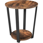 Beistelltisch Industrie-Design robust vintagebraun-schwarz von Songmics