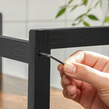 Gewürzregal Bambus 2 Ebenen Vintagebraun-Schwarz von Songmics