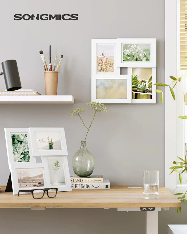 Bilderrahmen Set für Fotos, Schwarz von Songmics