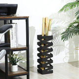 Regenschirmständer Metall quadratisch schwarz von Songmics