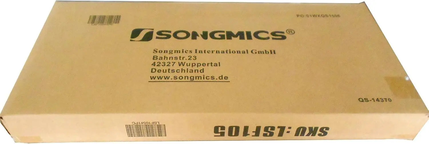 Sitzbank mit Stauraum Kunstleder Schwarz von Songmics