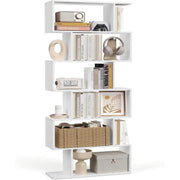 Bücherregal freistehend modern weiss von Songmics