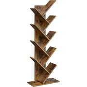 Bücherregal Baumform 9 Ebenen Vintagebraun von Songmics