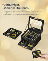 Schmuckkästchen mit Spiegel, tintenschwarz von guteszeug.ch