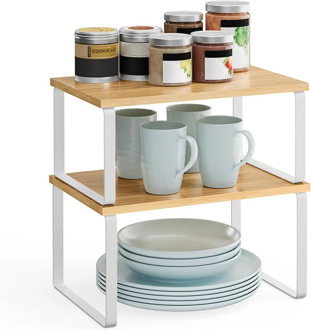 Gewürzregal Küchen-Organizer Set wolkenweiss von Songmics