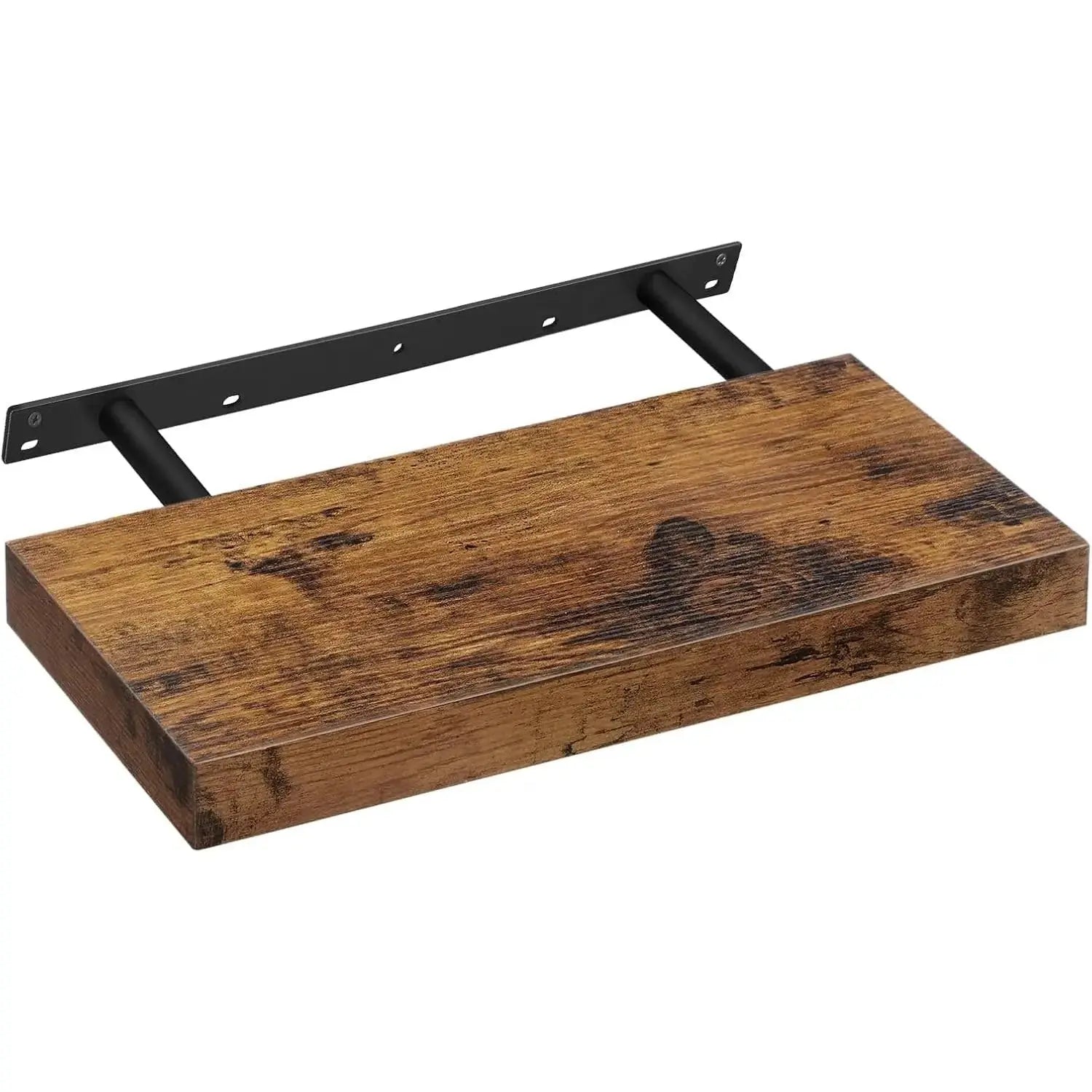 Wandregal schwebend rustikales Braun 20x40cm von Songmics