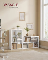 Bücherregal mit 5 Fächern Weiss von Songmics