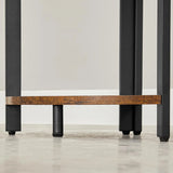 Eckregal mit 5 Ablagen Vintagbraun von Songmics