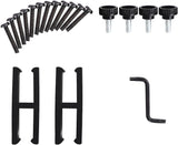 Schuhregal Metall 3 Ebenen Schwarz von Songmics