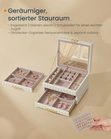 Schmuckkästchen mit Spiegel wolkenweiss von guteszeug.ch