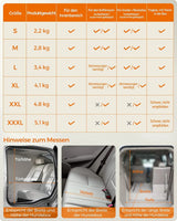 Hundebox faltbar Metallrahmen grau 7-11 kg von Songmics