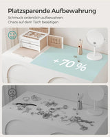 Schmuckkästchen mit Schubladen und Mini-Box Weiss von Songmics