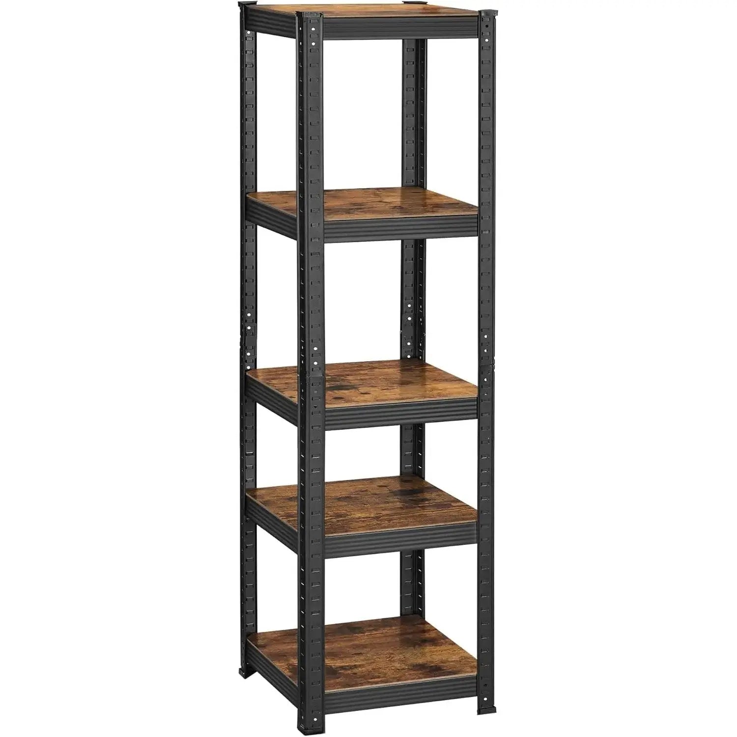 Standregal mit 5 Ablagen vintagebraun von Songmics