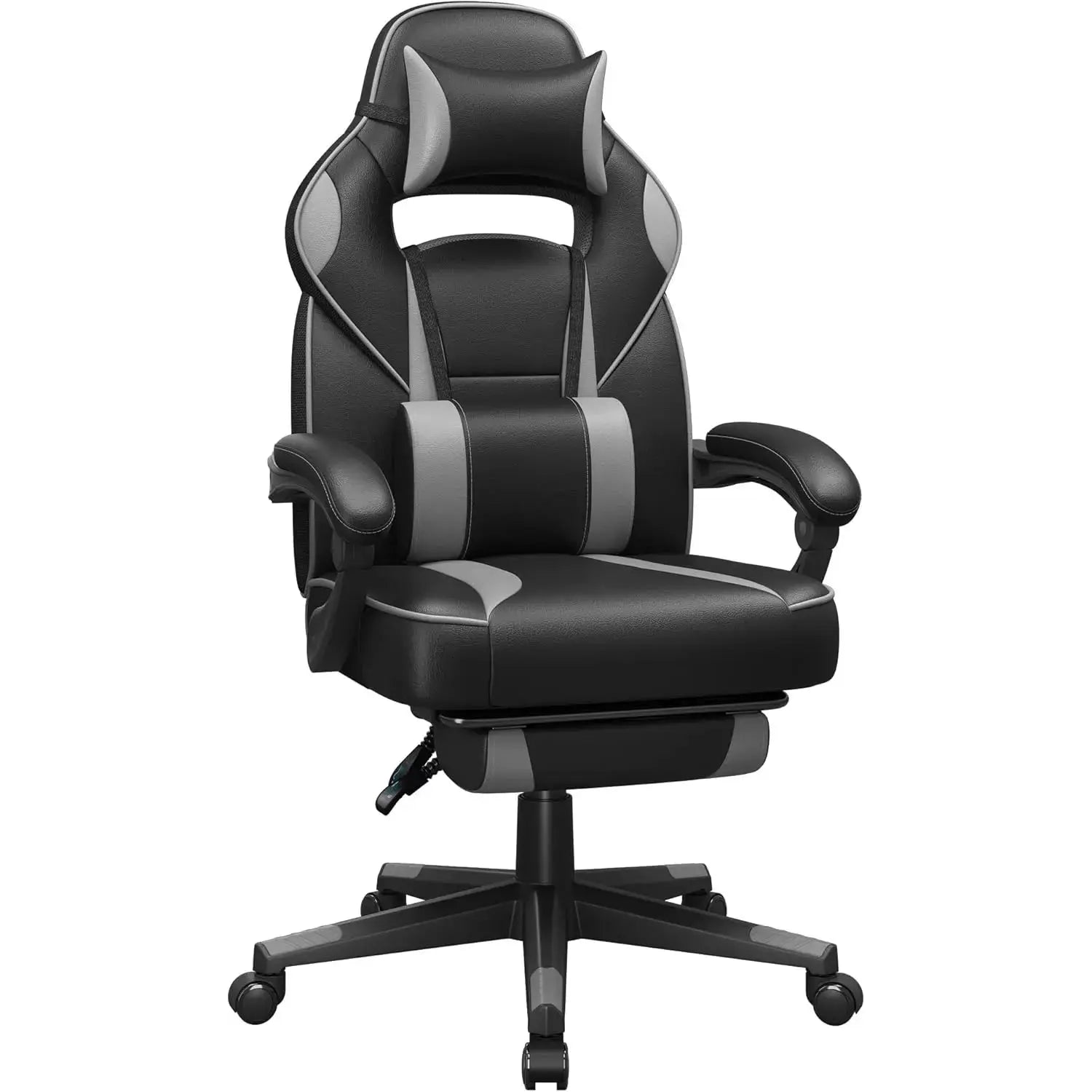 Bürostuhl Ergonomisch Höhenverstellbar Neigbar Tintenschwarz von Songmics