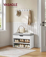 Schuhbank mit Kissen, wolkenweiss von Songmics