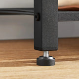 Garderobenständer mit Schuhregal und Bank Braun von Songmics