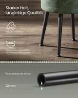 Sitzhocker mit Stauraum Kunstleder Waldgrün von Songmics