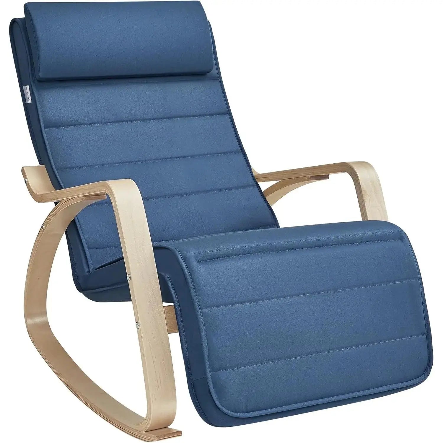 Schaukelstuhl Verstellbar Belastbar Wohnzimmer Mitternachtsblau von Songmics