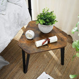 Beistelltisch Set Industrie-Design vintagebraun-schwarz von Songmics