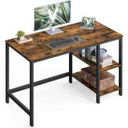 Computertisch 120x60 vintagebraun Holzoptik modern von Songmics