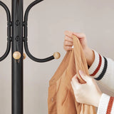 Garderobenständer Metall stabil 182 cm schwarz von Songmics