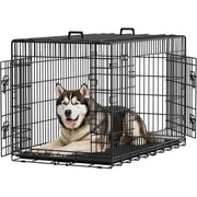 Hundekäfig XXL klappbar schwarz Kunststoff von guteszeug.ch
