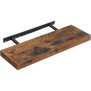 Wandregal rustikal braun 20x60 cm von Songmics