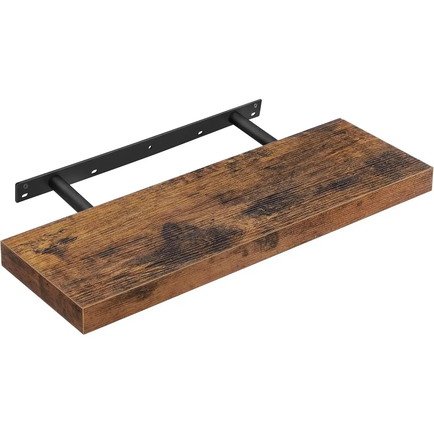 Wandregal rustikal braun 20x60 cm von Songmics