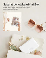 Schmuckkästchen mit Schubladen und Mini-Box Weiss von Songmics