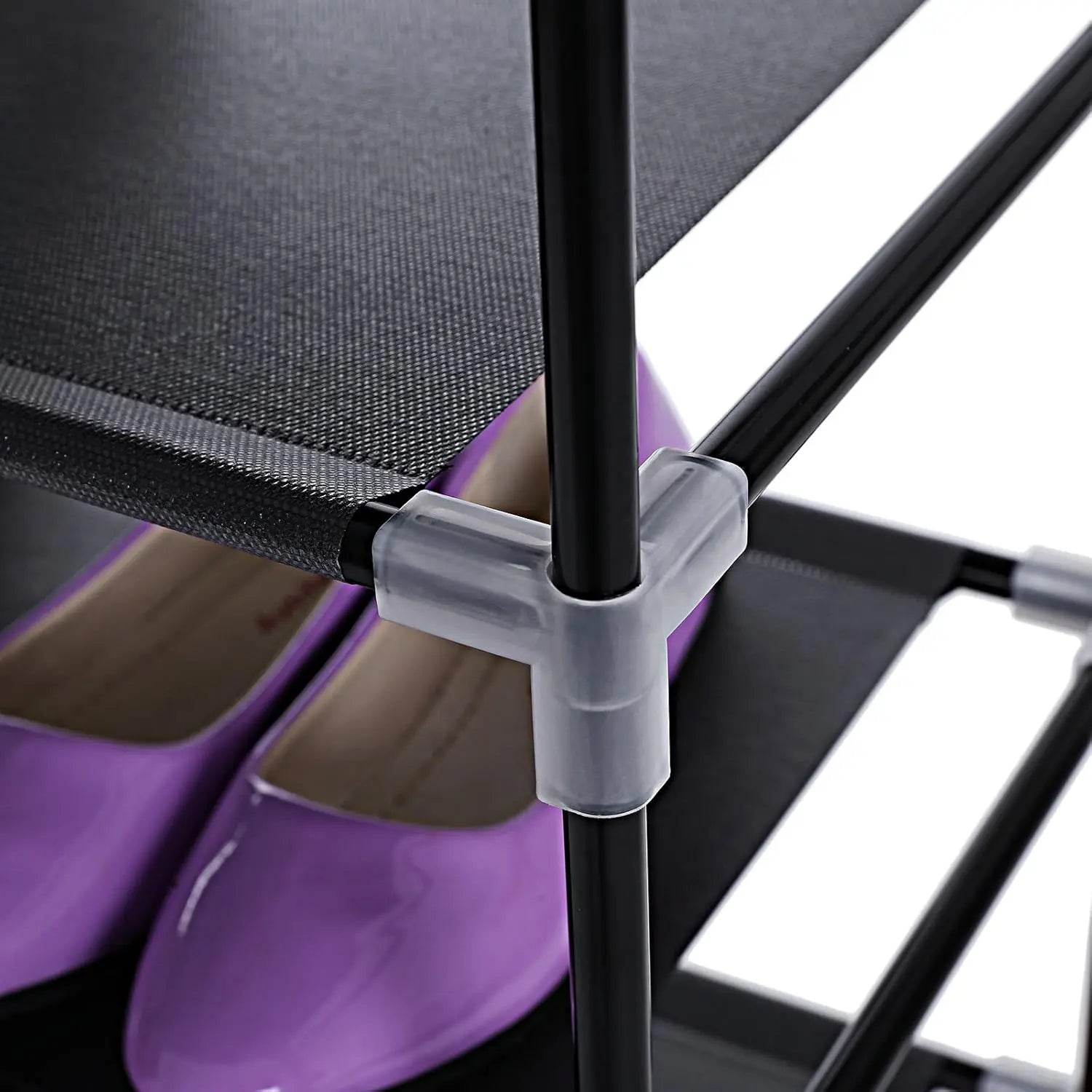 Schuhregal mit 10 Ebenen Schwarz von Songmics