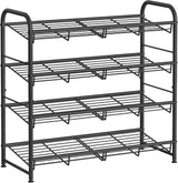 Schuhregal stapelbar für 16 Paar Schwarz von Songmics