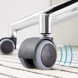 Bürostuhl höhenverstellbar mit Netzrückenlehne schwarz von Songmics