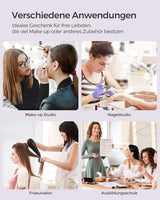 Kosmetikkoffer Trolley mit Schubladen Schwarz von Songmics