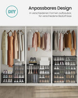 Schuhregal mit 6 Fächern tintenschwarz von Songmics