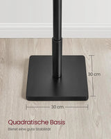 Garderobenständer Massivholz Baumform Tintenschwarz von Songmics