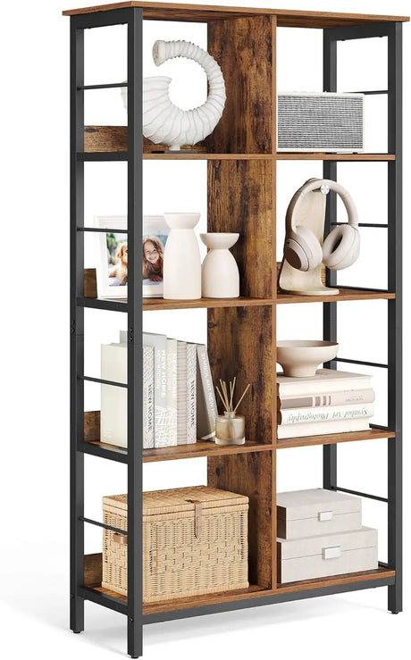 Regal mit 4 Ebenen vintagebraun von Songmics