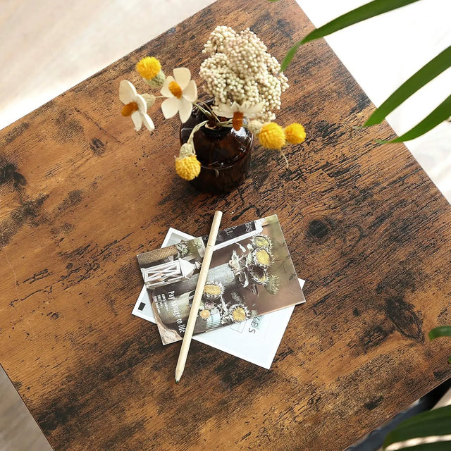 Beistelltisch Industrie-Design mit Gitterablage Vintage von Songmics