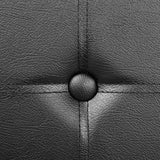 Sitzbank mit Stauraum Kunstleder Schwarz von Songmics