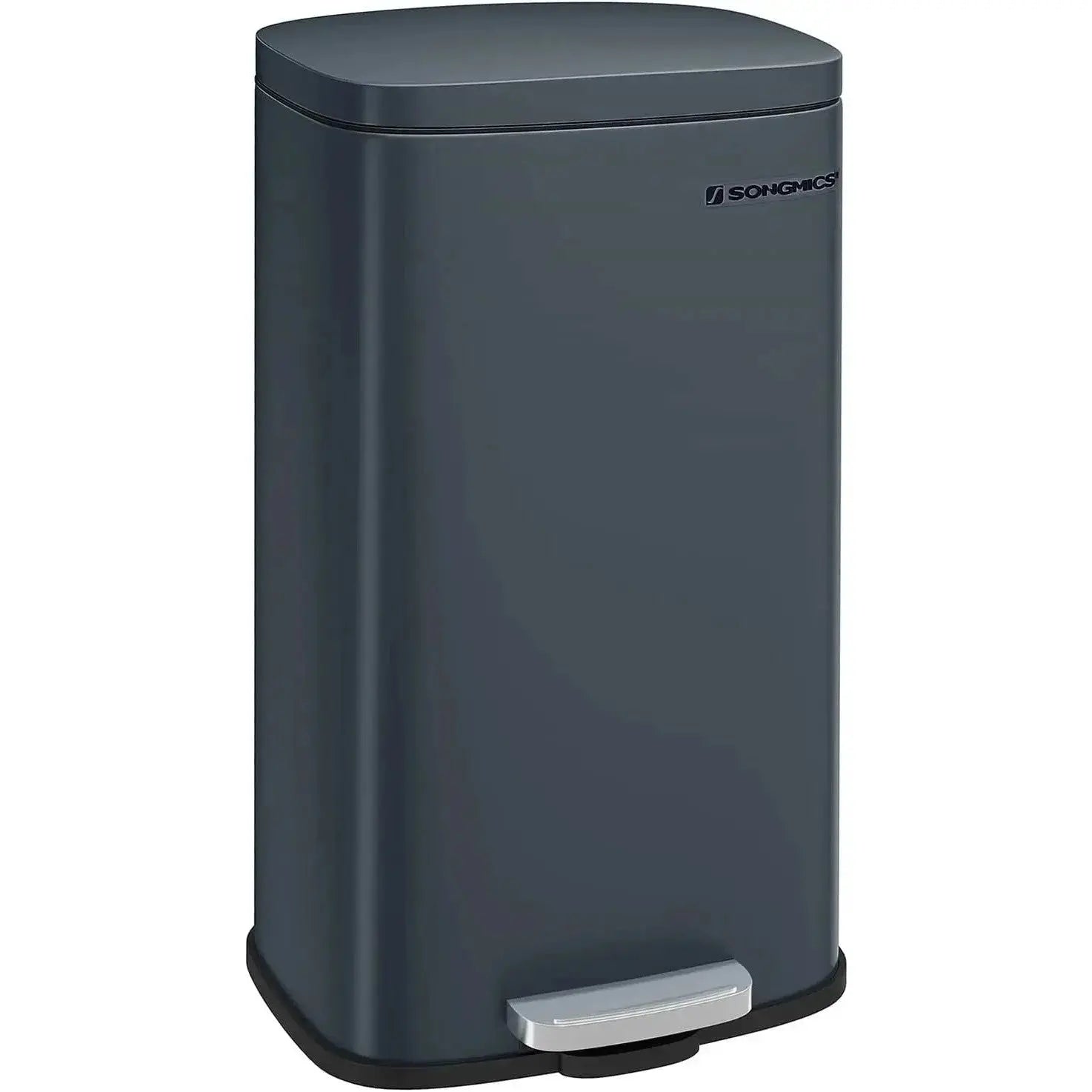 Mülleimer Küche 30L Softclose grüngrau von Songmics